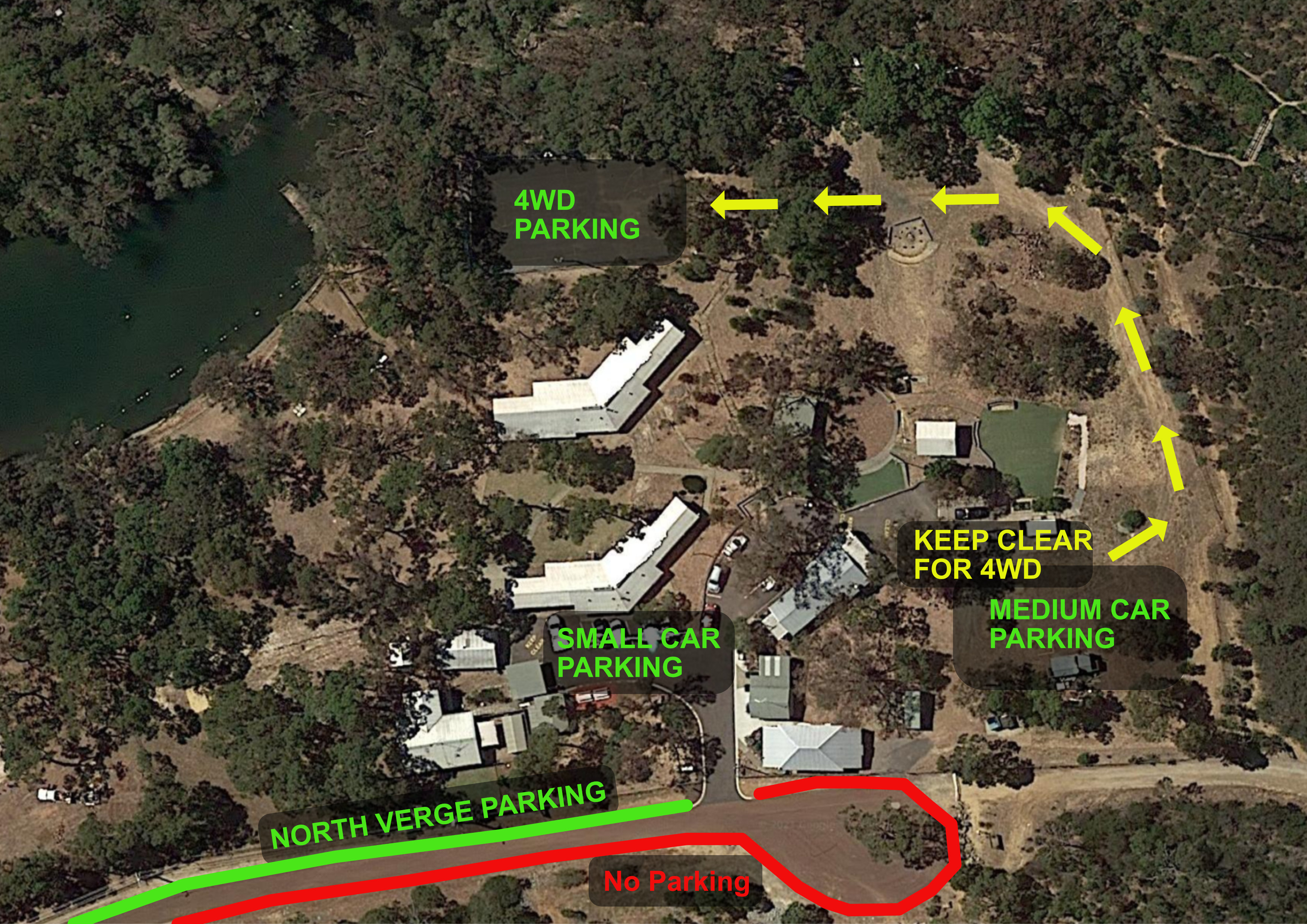 2025 Bickley Camp Parking Map